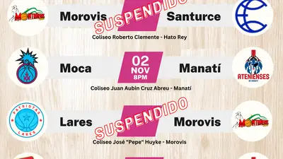 SUSPENDIDO EL PARTIDO ENTRE LARES Y MOROVIS