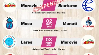 SUSPENDIDO EL PARTIDO ENTRE SANTURCE Y MOROVIS