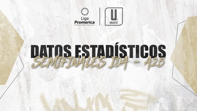 Datos estadísticos de las semifinales de ida del A25