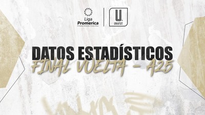 Datos estadísticos de la final vuelta del A25