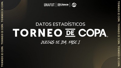 Programación y datos estadísticos de los juegos de ida de la Fase I del Torneo de Copa 